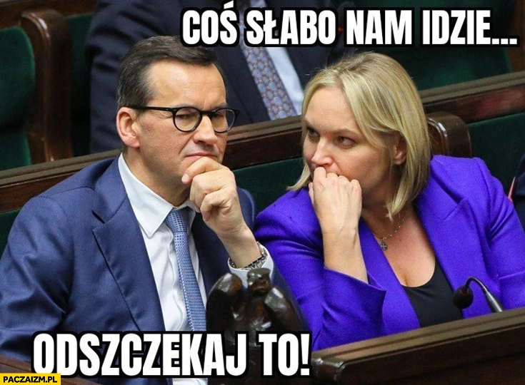 Dominika Chorosińska: coś słabo nam idzie, Morawiecki: odszczekaj to szczeka w sejmie