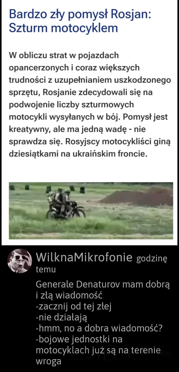 
    Zły pomysł