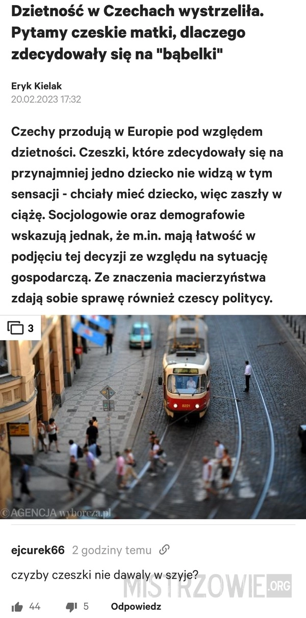 
    Dzietność w Czechach