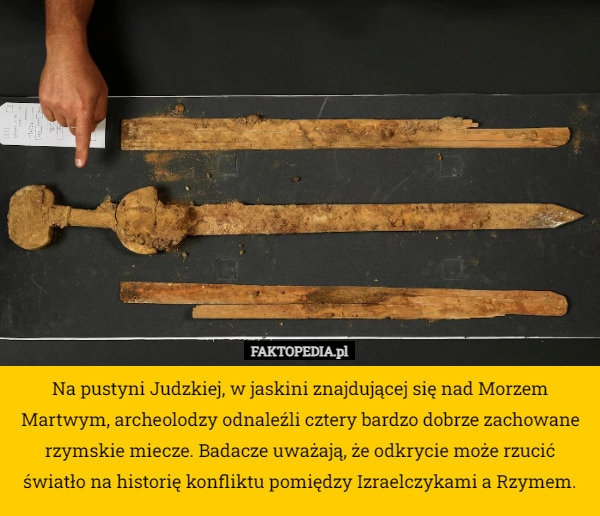 
    Na pustyni Judzkiej, w jaskini znajdującej się nad Morzem Martwym, archeolodzy