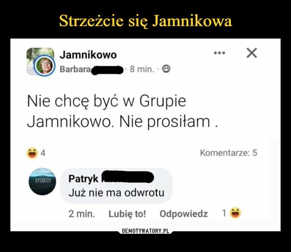 
    Strzeżcie się Jamnikowa