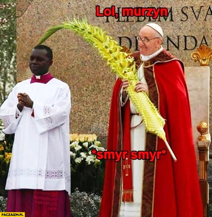 
    Lol murzyn smyr smyr Franciszek