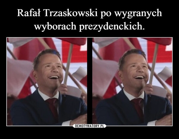 
    Rafał Trzaskowski po wygranych wyborach prezydenckich.