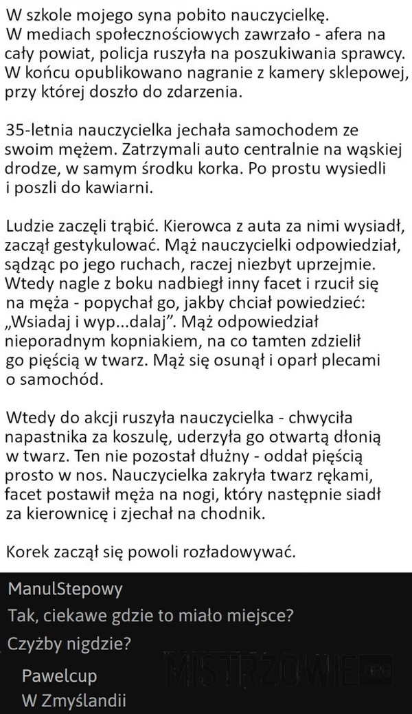 
    Nauczycielka
