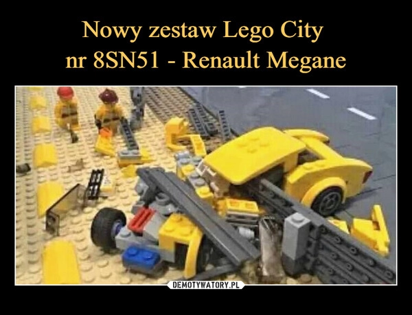 
    Nowy zestaw Lego City 
nr 8SN51 - Renault Megane