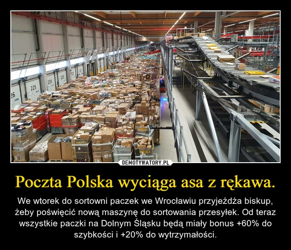 
    Poczta Polska wyciąga asa z rękawa.