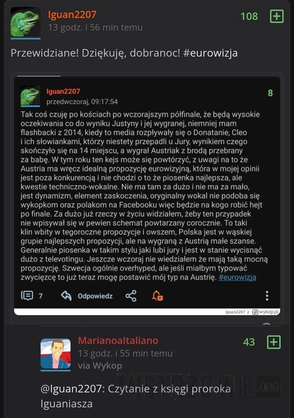 
    Przewidziane