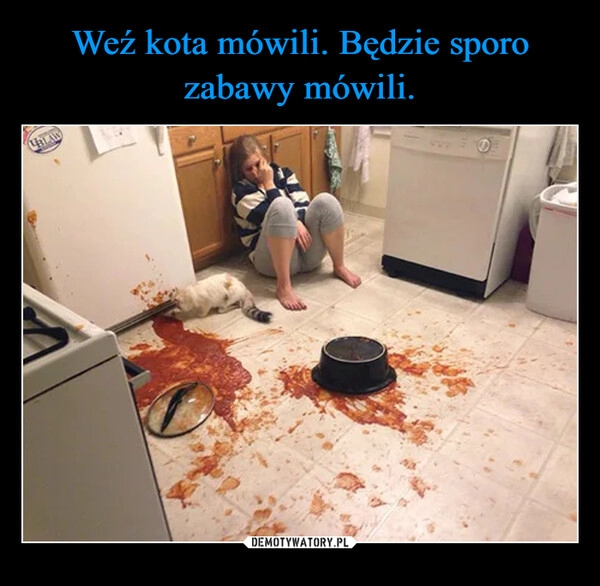 
    
Weź kota mówili. Będzie sporo zabawy mówili. 