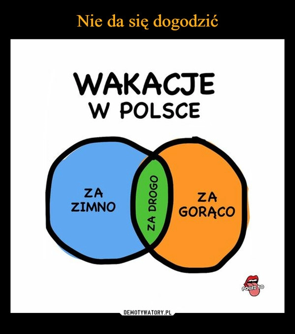 
    Nie da się dogodzić