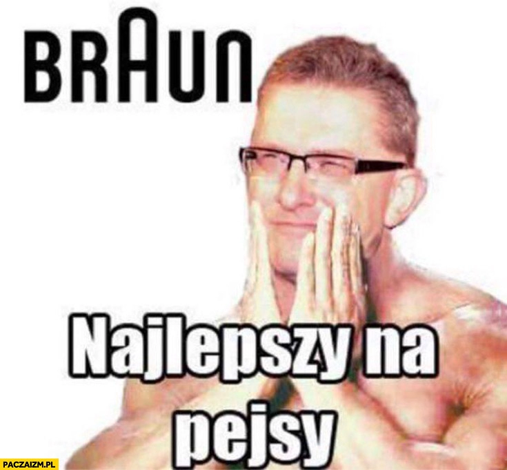 
    Braun najlepszy na pejsy golarka reklama