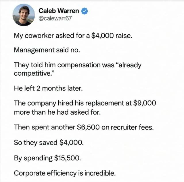 
    Peak corporate math