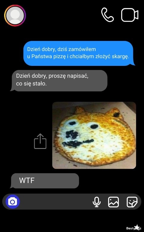 
    Skarga na pizzę 