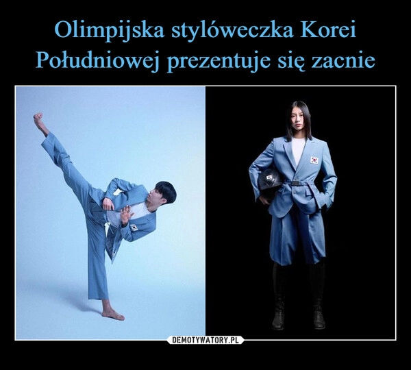 
    Olimpijska stylóweczka Korei Południowej prezentuje się zacnie