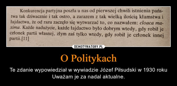 
    O Politykach