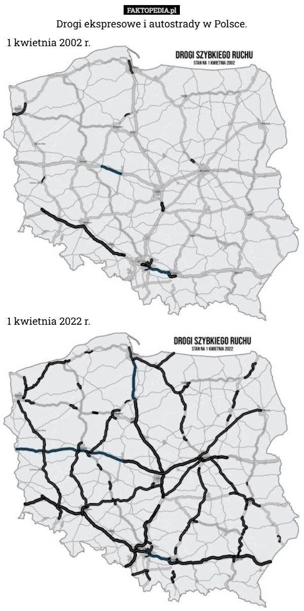 
    Drogi ekspresowe i autostrady w Polsce.