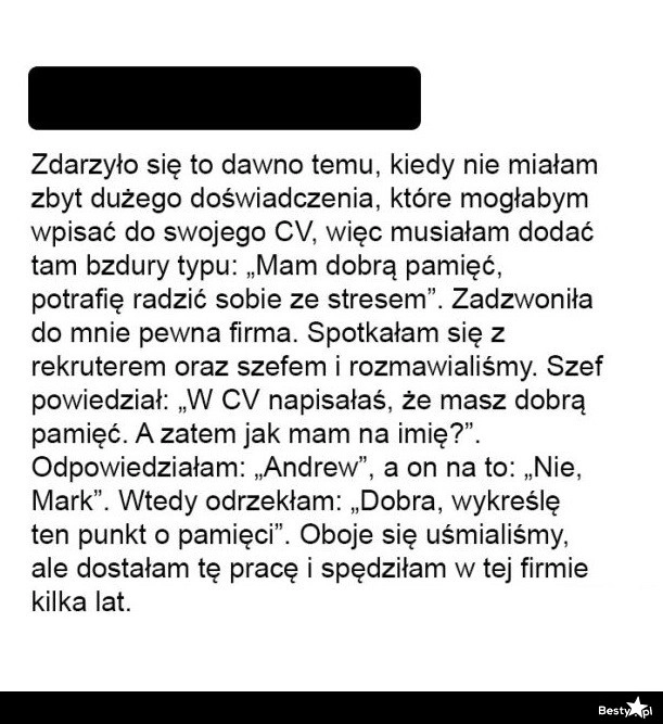 
    Dobra pamięć 