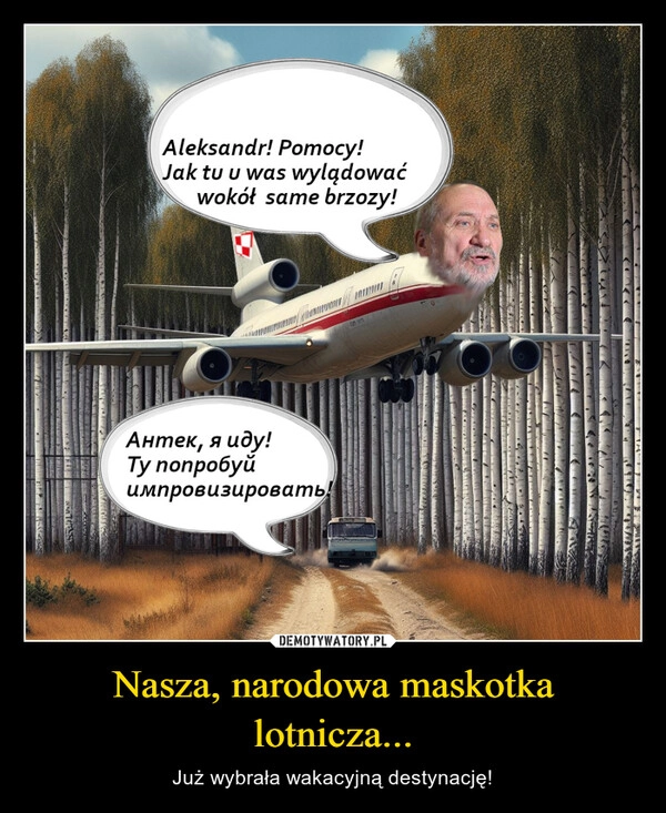 
    Nasza, narodowa maskotka lotnicza...