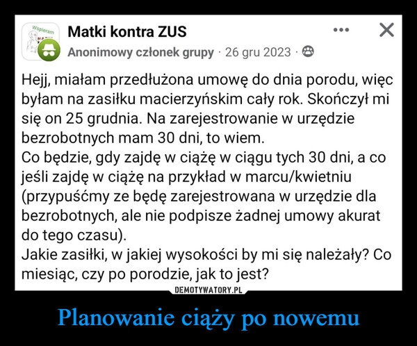 
    Planowanie ciąży po nowemu