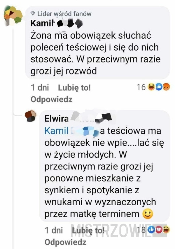 
    Żona i teściowa