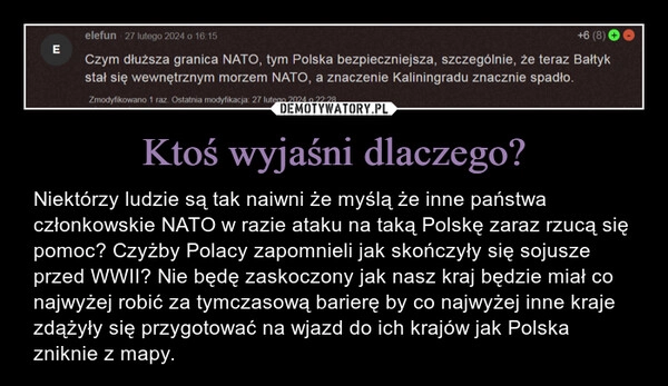 
    Ktoś wyjaśni dlaczego?