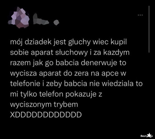 
    Aparat słuchowy dziadka 