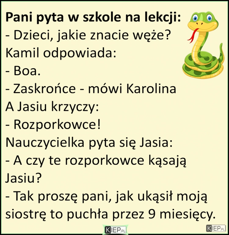 
    Pani pyta w szkole na lekcji...