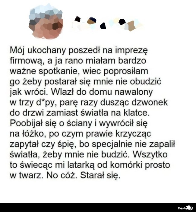 
    Powrót z firmowej imprezy 