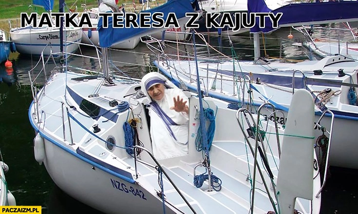 
    Matka Teresa z kajuty z Kalkuty