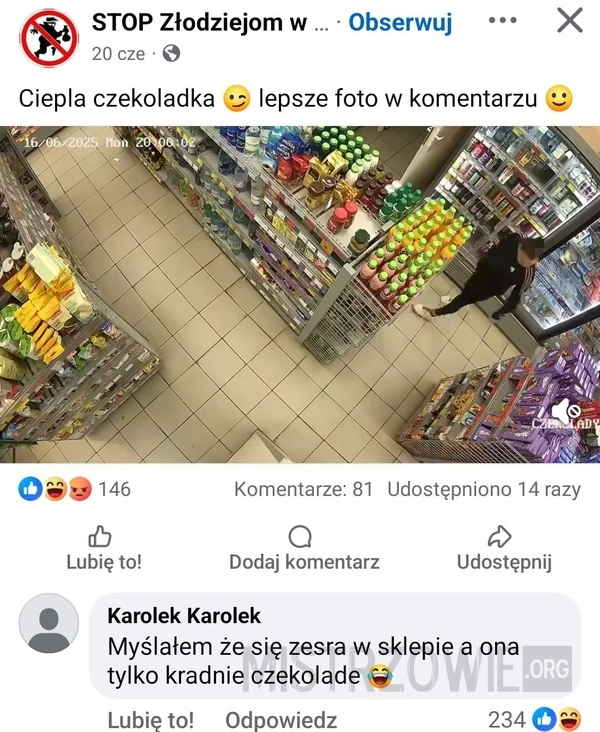 
    Ciepła czekoladka