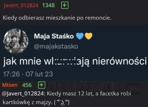 
    Nierówności