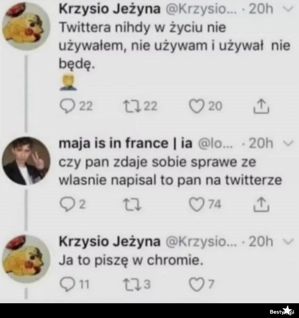 
    Nigdy w życiu 