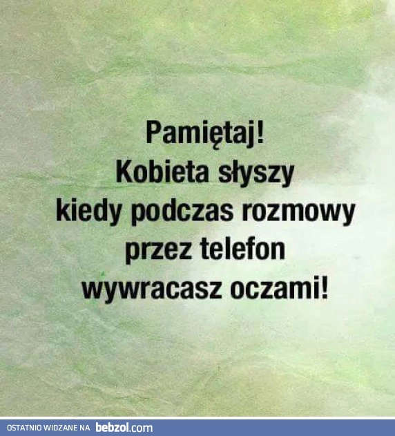 
    Ona to słyszy 