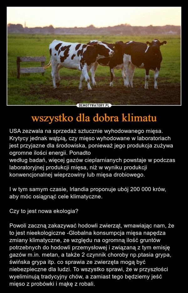 
    wszystko dla dobra klimatu