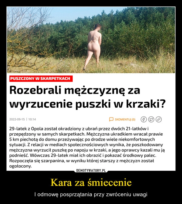 
    
Kara za śmiecenie 