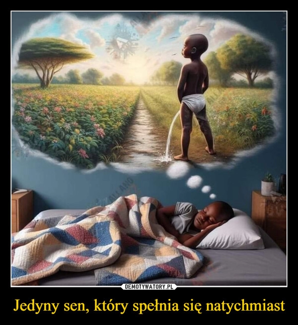 
    Jedyny sen, który spełnia się natychmiast