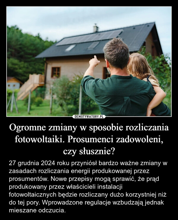 
    Ogromne zmiany w sposobie rozliczania fotowoltaiki. Prosumenci zadowoleni, czy słusznie?