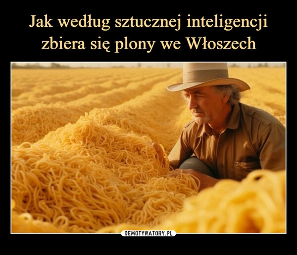 
    Jak według sztucznej inteligencji zbiera się plony we Włoszech