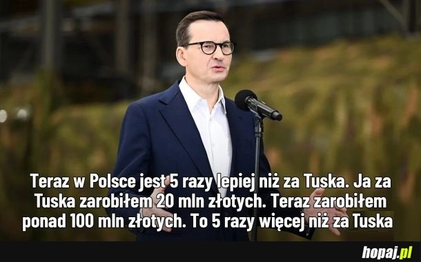 
    I nie kłamie...