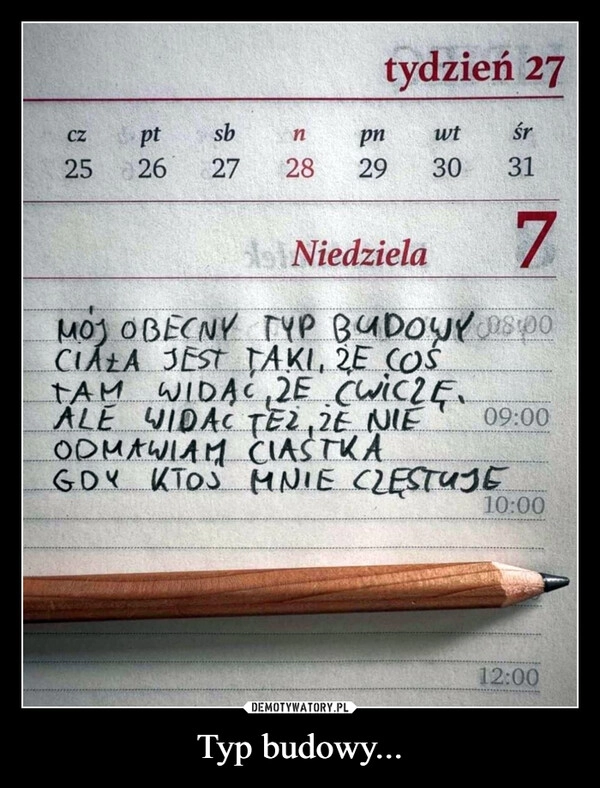 
    Typ budowy...