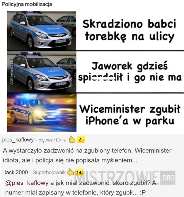 
    Policyjna mobilizacja