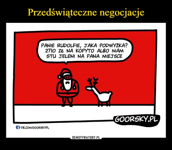 
    Przedświąteczne negocjacje