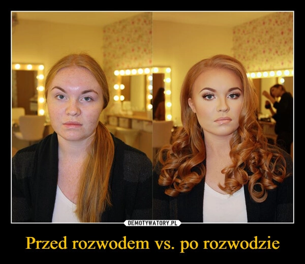
    Przed rozwodem vs. po rozwodzie