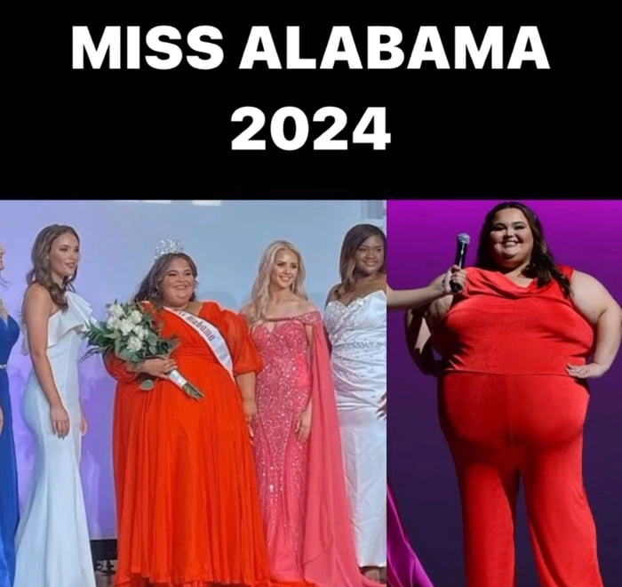 
    Imagine looking after your body and eating extremely clean in order to compete in a beauty pageant and then lose to THAT. My heart aches for the other participants. The US is cooked.