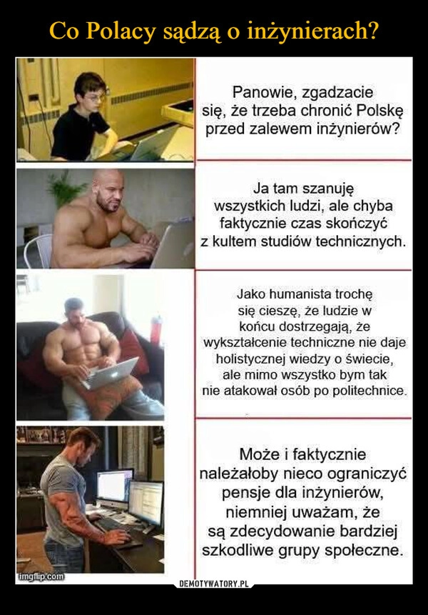 
    Co Polacy sądzą o inżynierach?