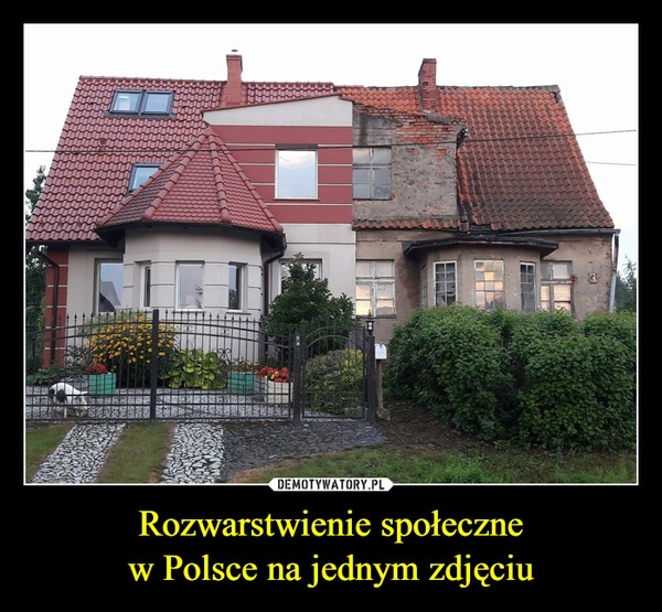 
    Rozwarstwienie społeczne
w Polsce na jednym zdjęciu