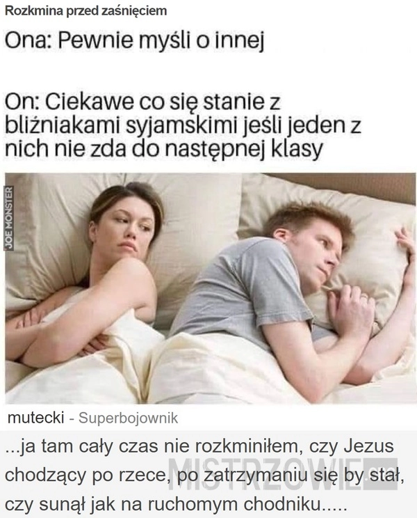 
    Rozkmina przed zaśnięciem