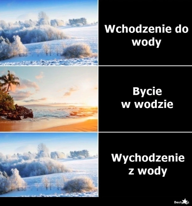 
    Kąpiel w morzu 