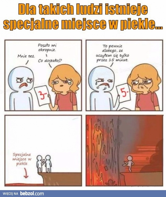 
    Specjalne miejsce w piekle