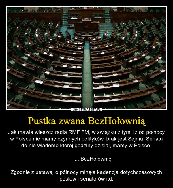 
    Pustka zwana BezHołownią