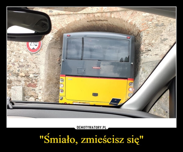 
    "Śmiało, zmieścisz się"